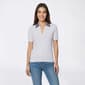 Womens Nautica Short Sleeve Split Neck Sweater With Stripe Collar - image 4
