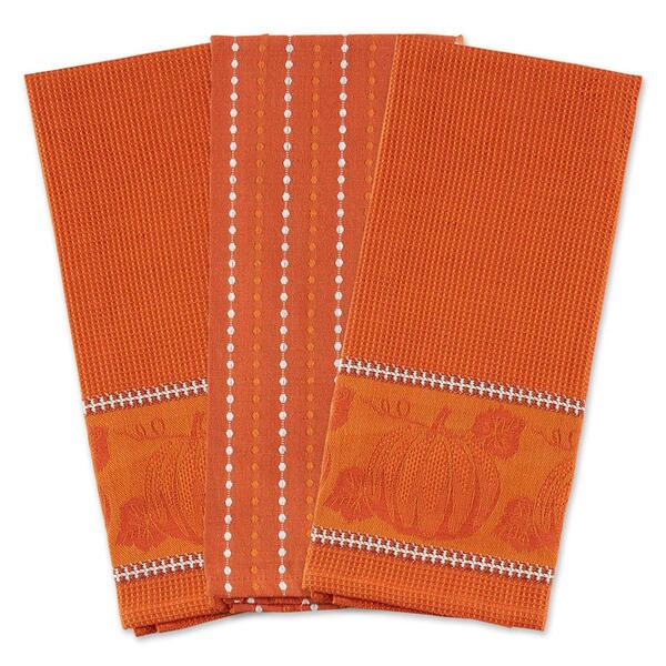DII&#40;R&#41; Harvest Embellished Dish Towel Set Of 3 - image 