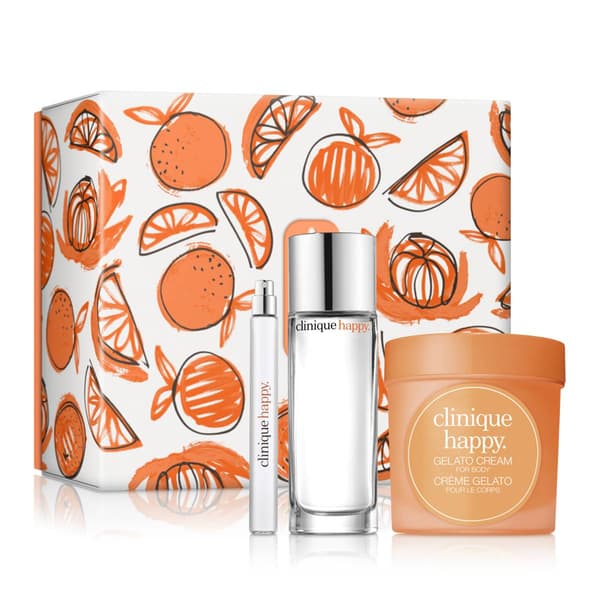Clinique Happy Treats Perfume &amp; Body Lotion Gift Set - $165 Value