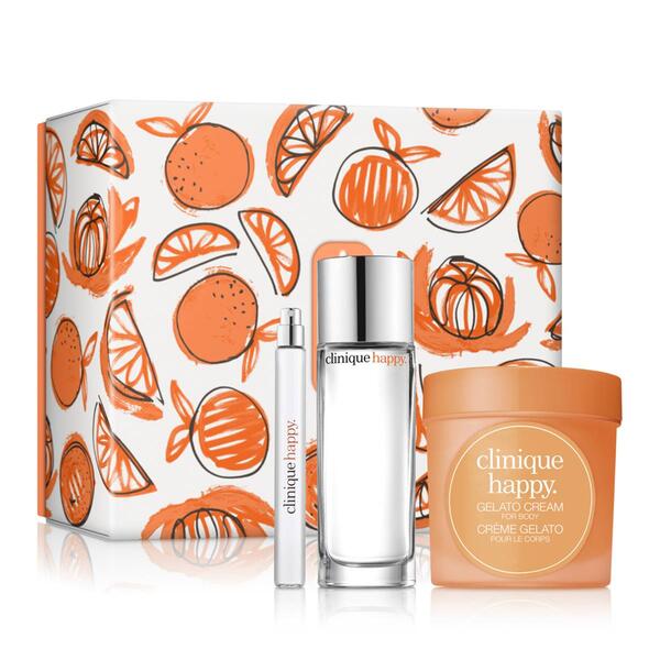 Clinique Happy Treats Perfume &amp; Body Lotion Gift Set - $165 Value - image 