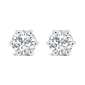 Haus of Brilliance 1/2ctw. Lab-Grown Diamond Halo Stud Earrings - image 1