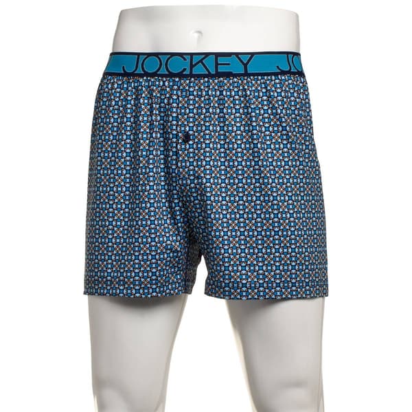 Mens Jockey(R) Geometric Microfiber Single Hanging Boxers - image 