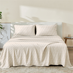 Patina Vie Maison Killian Microfiber Diamond Flower Sheet Set