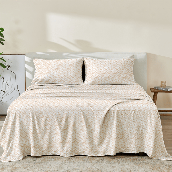 Patina Vie Maison Killian Microfiber Diamond Flower Sheet Set - image 