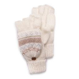 Womens MUK LUKS(R) Mixed Yarn Flip Mitten