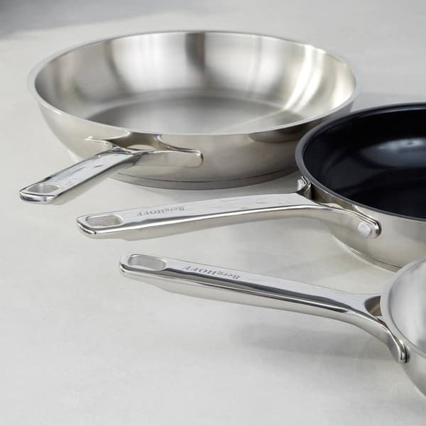 BergHOFF Helix Stainless Steel 3pc. Frying Pan Set