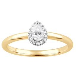 Nova Star(R) 10kt. Yellow Gold 1/4ctw. Lab Grown Diamond Pear Ring
