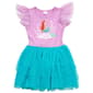 Girls (4-6x) Disney Ariel Short Sleeve Ballerina Dress - image 1