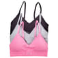 Womens Juicy Couture 3pk. Rib Seamless Bralettes - JC1458-3PKE - image 2