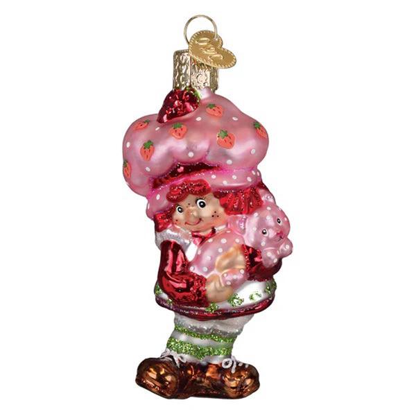 Old World Christmas Strawberry Shortcake& Custard Glass Ornament