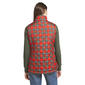 Womens LANDS’ END® Tartan Plaid Mock Neck Zip-Up Puffer Vest - image 2