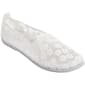 Womens Ashley Blue Canvas Lace Slip On Flats - image 2