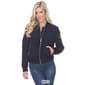 Womens White Mark Long Sleeve Bomber Jacket - image 5