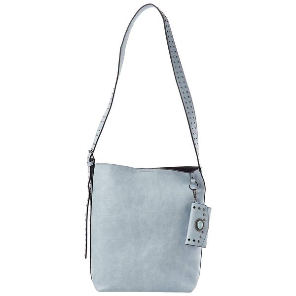 Sam & Hadley North/South Large Hobo with Studs - image 