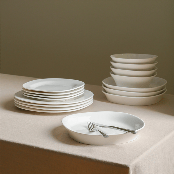 Stone Lain Quadro 4pc. Pasta Bowl Porcelain Set