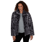 Womens Skye’s the Limit Icy Blue Sparkle Long Sleeve Zip Up Leop - image 1