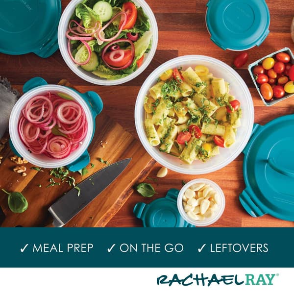 Rachael Ray 10pc. Nestable Round Food Storage Container Set