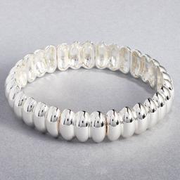 Design Collection Silver-Plated Stretch Bracelet