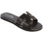 Womens Love 83 Rhinestone Band Jelly Sandals - image 2