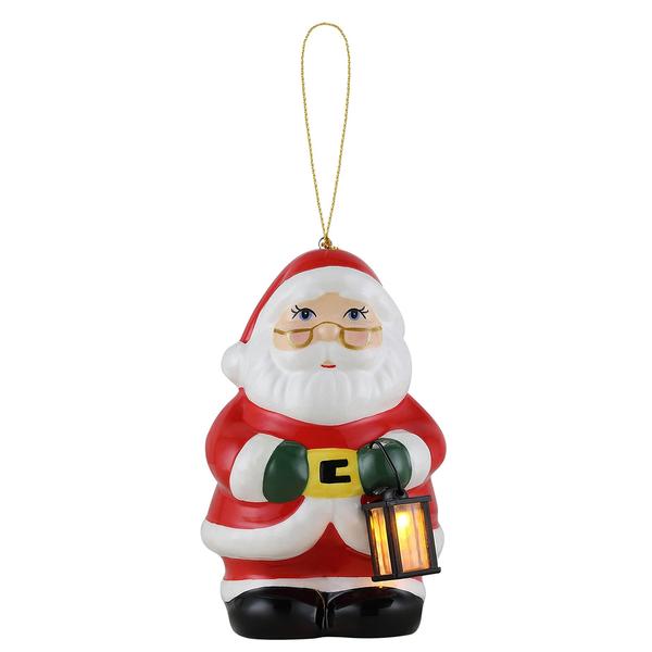 Mr. Christmas Mini Ceramic Santa Figurine - image 