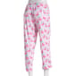 Womens Goodnight Kiss Flamingo Pool Party Capri Pajama Pants - image 2