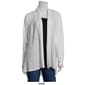 Womens Cure Open Front Solid Smocked Cardigan - image 5