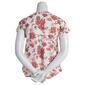 Plus Size Architect&#174; Short Sleeve Floral Side Tie Tee - image 2