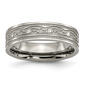Mens Endless Affection&#40;tm&#41; Laser Etched Celtic Knot 6mm Band - image 1