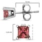 Haus of Brilliance 1/2ctw. Lab Grown Pink Diamond Square Earrings - image 6