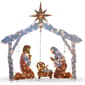 National Tree 55in. Nativity Scene with Clear Lights - image 1