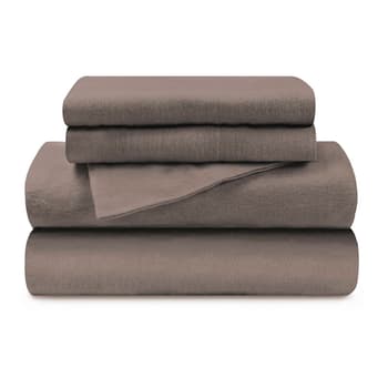 Superior Solid Cotton Flannel Deep Pocket Sheet Set - Boscov's