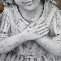 Northlight Angel Child Wrapped in Wings Garden Statue
