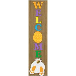 Northlight Seasonal Welcome Easter Bunny Porch Sign