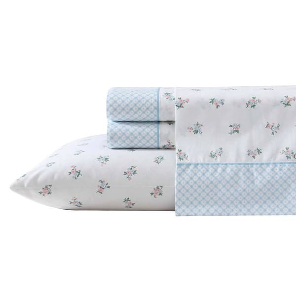 Laura Ashley Harperette 100% Cotton Sheet Set