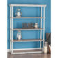 9th & Pike® Farmhouse Brown Wooden Shelving Unit - image 2