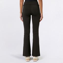 Juniors No Comment Fold Over Waist Flare Pants