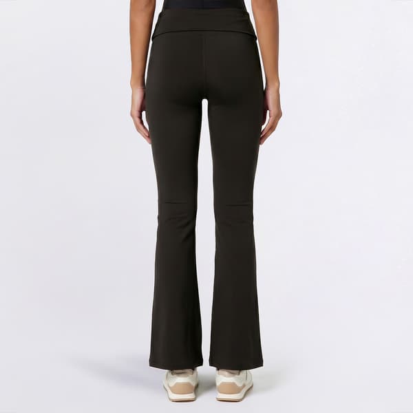 Juniors No Comment Fold Over Waist Flare Pants