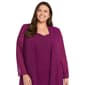 Plus Size R&M Richards Long Sleeve Bead Jacket Dress - image 5