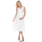 Womens White Mark Tiered Midi Maternity Dress - image 8