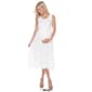 Womens White Mark Tiered Midi Maternity Dress - image 8