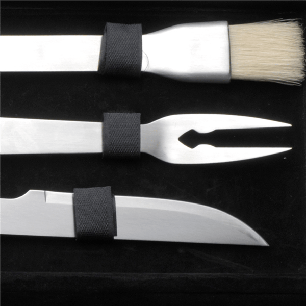 BergHOFF Cubo 6pc. Stainless Steel BBQ Set with Case