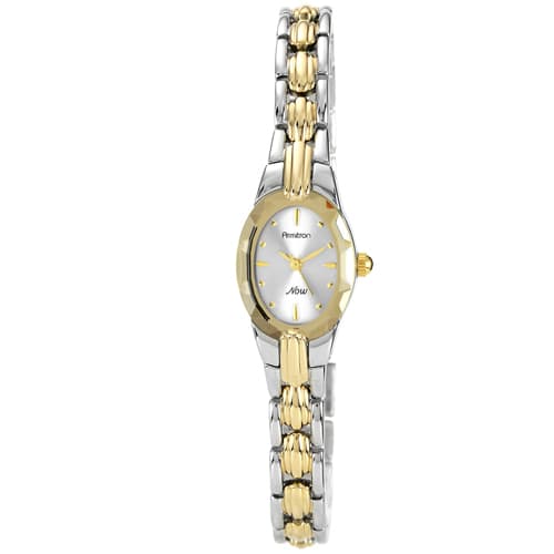 Womens Armitron Link Bracelet Watch - 75-3313SVTT - image 