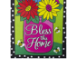 Northlight Bless this Home Bouquet with Vase Outdoor Garden Flag - image 6