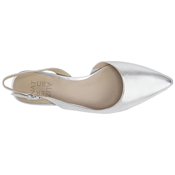 Womens Naturalizer Banks Metallic Leather Slingback Pumps