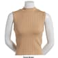 Juniors Poof! Seamless Wide Rib Mock Neck Tank Top - image 6