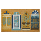 VCNY Home Fancy Doors Outdoor Coir Doormat - image 1