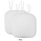 Sweet Home Collection Honeycomb Memory Foam Chair Pads w/ Ties - image 21