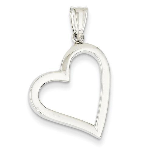 Gold Classics(tm) 14kt. Polished Hollow Heart Pendant - image 