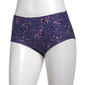 Womens Laura Ashley(R) Brushed Micro Laser Brief Panties - LS4063LI - image 1