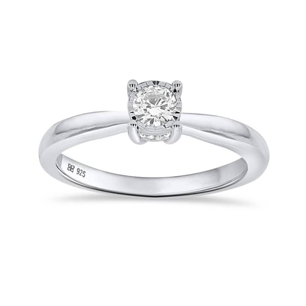 Nova Star® 1/4ctw. Lab Grown Diamond Miracle Solitiare Ring - Boscov's